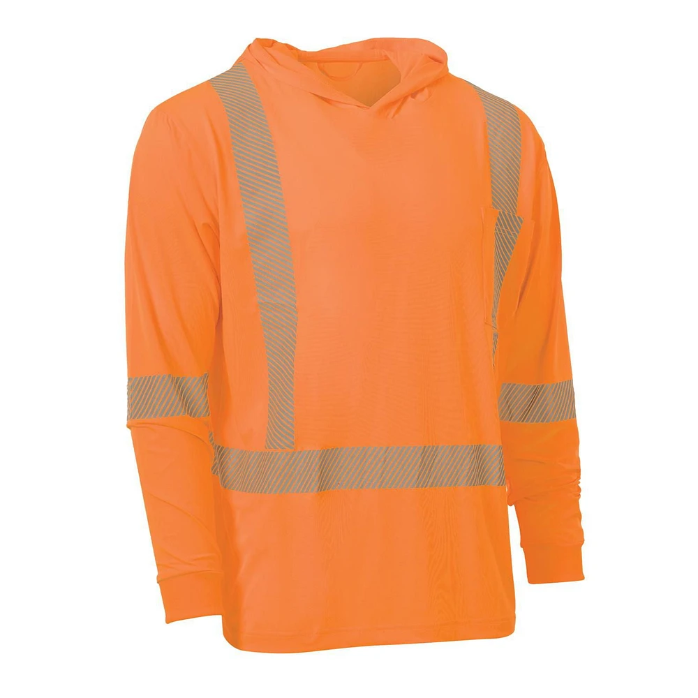 Tee-shirt technique Ultrasoft Forcefield à capuche et manches longues Tailles M - 2TG
