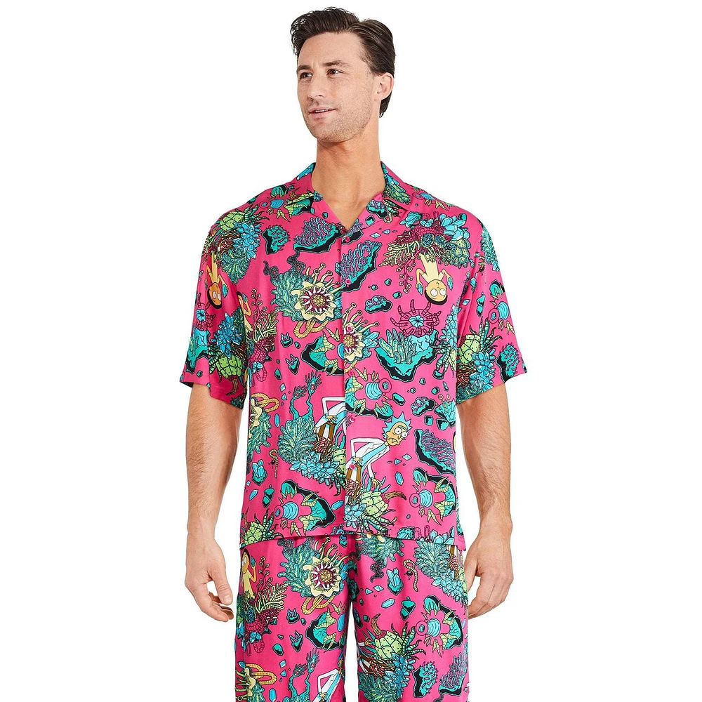 Rick and Morty Men's Resort Shirt