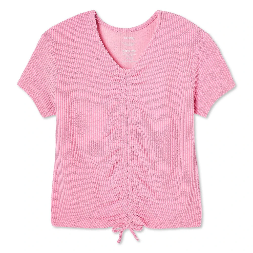 T-shirt ruché à l’avant George pour filles