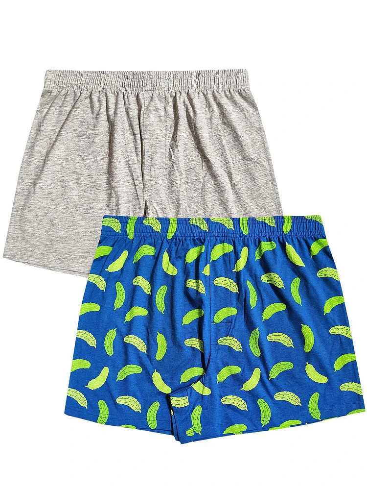 Fox and Badger Knit Sleep 2 Pack Short