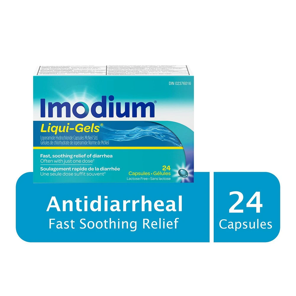 IMODIUM® LIQUI-GELS®, 24 gélules 24 gélules