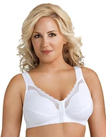 Exquisite FORM® entièrement -#9600531 Soutien-gorge de posture couvrant, à bonnets souples et en coton, dentelle, fermeture sur le devant, sans fil Tailles Disponibles 38C