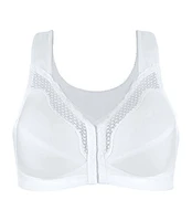 Exquisite FORM® entièrement -#9600531 Soutien-gorge de posture couvrant, à bonnets souples et en coton, dentelle, fermeture sur le devant, sans fil Tailles Disponibles 38C