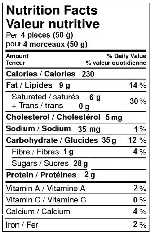 Jujubes trempés dans du hocolat au lait 350g