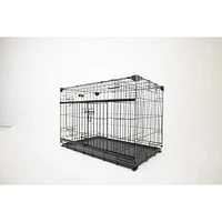 Lucky Dog Whisper Glide Inch Sliding Double Door Dog Crate