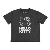Ensemble de Pyjama Hello Kitty Pour Femmes | Haut à Manches Courtes et Bas de Pyjama Longs à Motifs de Chat - Exclusivité en Ligne