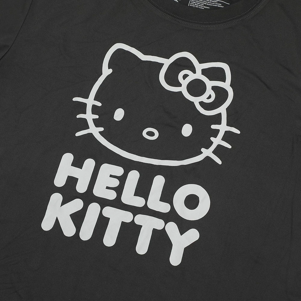 Ensemble de Pyjama Hello Kitty Pour Femmes | Haut à Manches Courtes et Bas de Pyjama Longs à Motifs de Chat - Exclusivité en Ligne