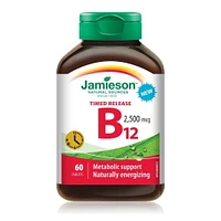 Jamieson Vitamin B12 2,500 mcg Time Release Tablets, 60 tablets