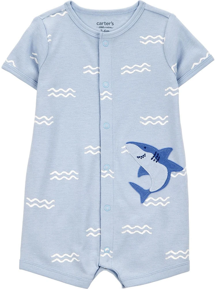 Carters Child of Mine Barboteuse 1 pièce pour bébé garçon - Requin bleu