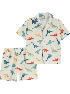 Carter's Child of Mine Ensemble pyjama 2 pièces multi dinosaure pour bébé et tout-petit garçon Tailles 6-9M