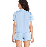 George Women's Satin Pajama 2-Piece Set