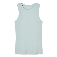 George Women's High Neckline Rib Tank