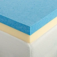 Zinus Spa Sensations 4 Inch Cooling Gel Memory Foam Mattress Topper
