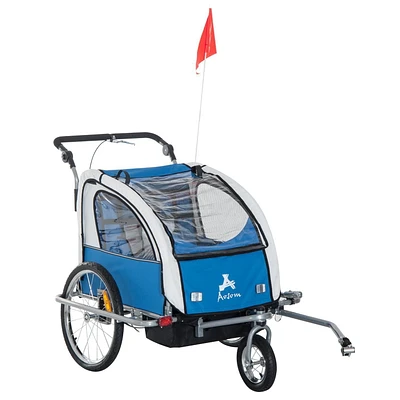 Remorque de vélo 3 en 1 Aosom