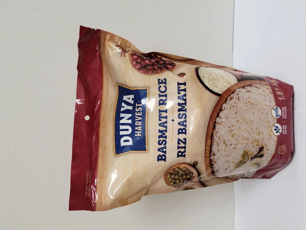 Dunya Harvest Riz Basmati 1.81 KG DH Riz Basmati