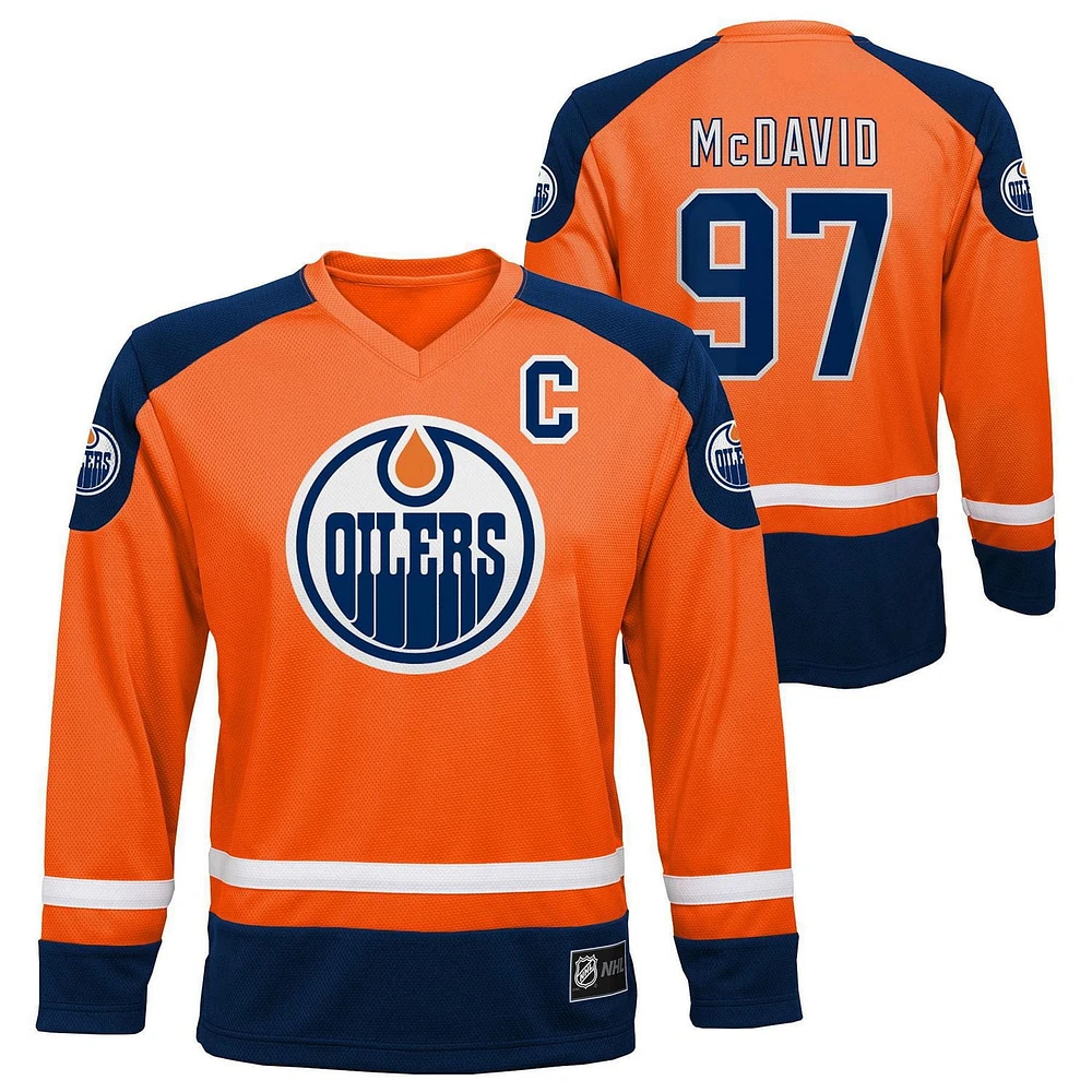 Jersey d'équipe jeunesse Oilers - McDavid de la LNH