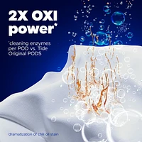 Tide Oxi Max Power PODS Laundry Detergent Pods, 25 Count, Stain Remover Plus Oxi Power, TIDE TD PWR PDS OXMX 25CT