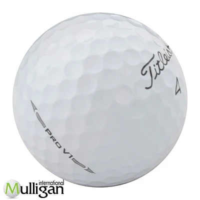 Mulligan - 12 balles de golf récupérées Titleist Prov1 générations antérieurs 4A, Blanc