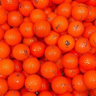 Mulligan - 48 balles de golf récupérées mix 5A/4A, oranges
