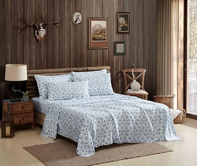 Ensemble de draps en flanelle de polyester imprimé Coleman