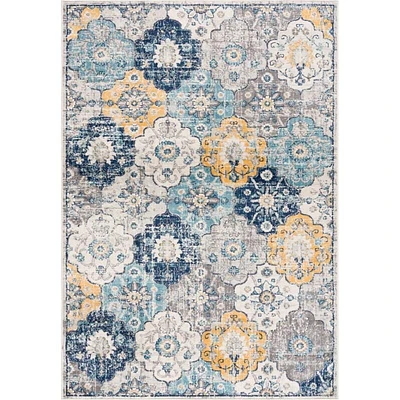 Tapis floral moderne de la collection Savannah Rug Branch