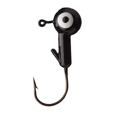 Tête de gabarit à bille Eagle Claw WBH38-4, 3/8 oz, 10 pk, NOIR