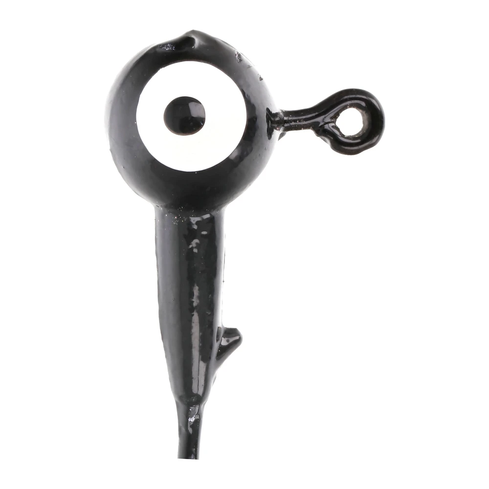 Eagle Claw WBH38-4 Ball Head Jig, 3/8oz, 10pk, BLACK