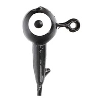Eagle Claw WBH38-4 Ball Head Jig, 3/8oz, 10pk, BLACK