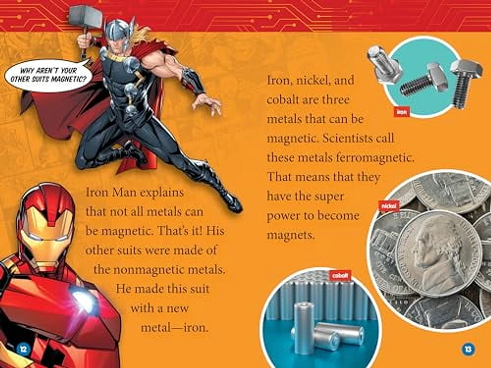 National Geographic Lecteurs l'Homme de Fer de Marvel Devient Magnétique (Niveau 2)