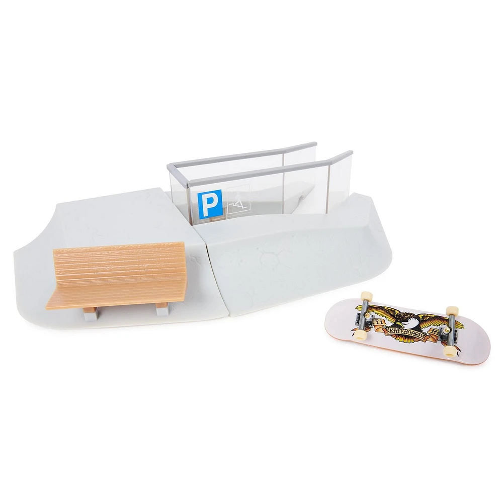Tech Deck, Build-A-Park World Tour, Landhausplatz (Autriche), Coffret rampe avec fingerboard Signature