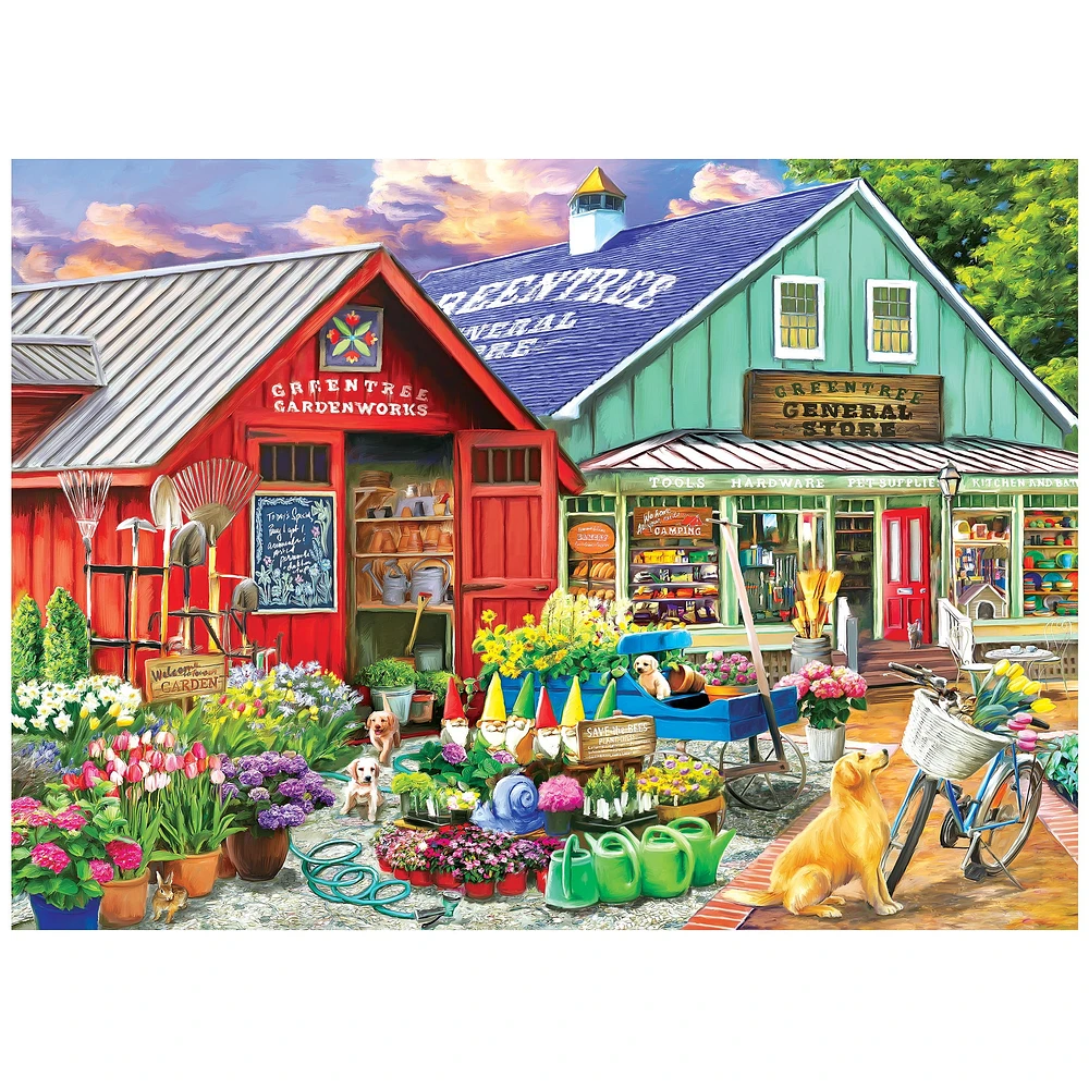 RoseArt - Favorite Places 1000-Piece - Greentree Garden Center - Adult Interlocking Puzzle