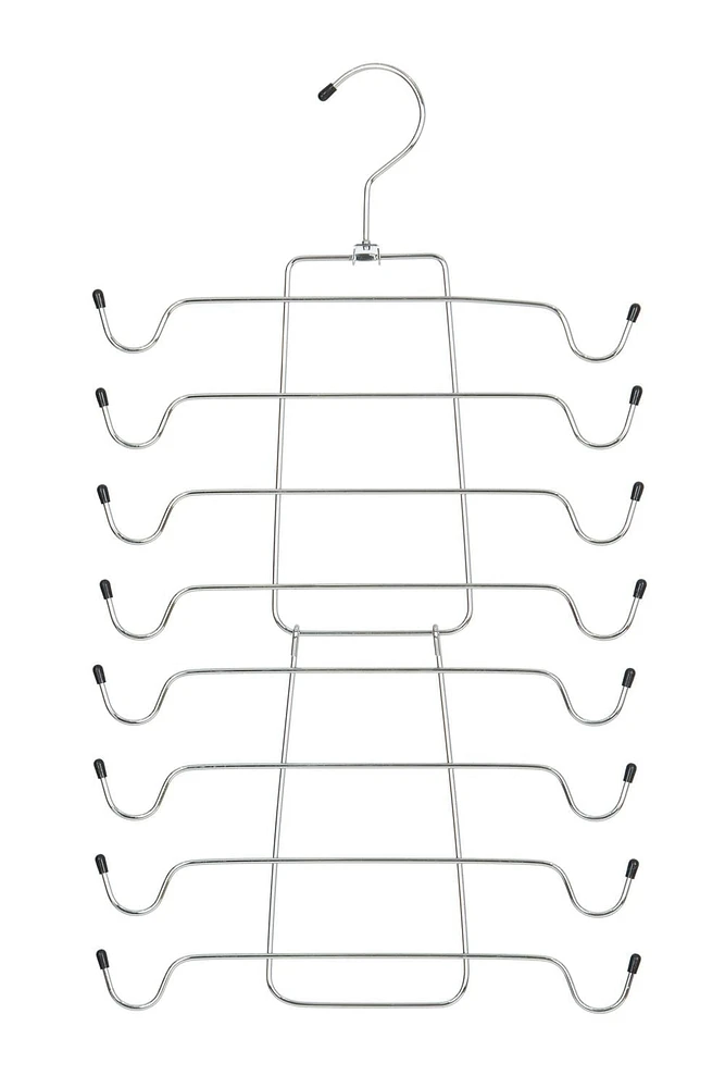 Mainstays Lot de 2 cintres chromés pour débardeurs et soutiens-gorge pliables pour adultes, en métal robuste, peu encombrant