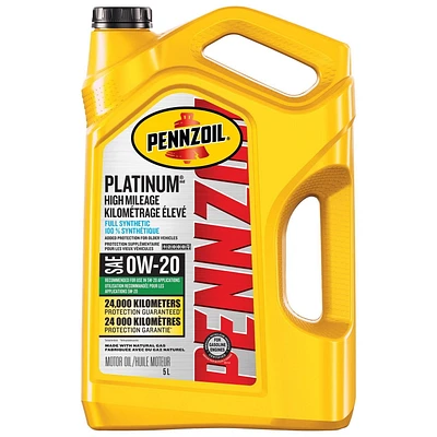 Pennzoil Platinum High Mileage 0W20 FullSyn PZL Plat High Mileage 0W20