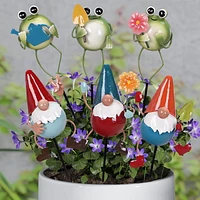 HOMETRENDS FROG W/FLOWER