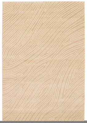 Tapis ECARPET Moderne pour Salle à Manger, Salon, Chambre Vector Ivoire
