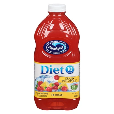 Diète Canneberge et Ananas Boisson diète hypocalorique d'Ocean Spray 1,89 l
