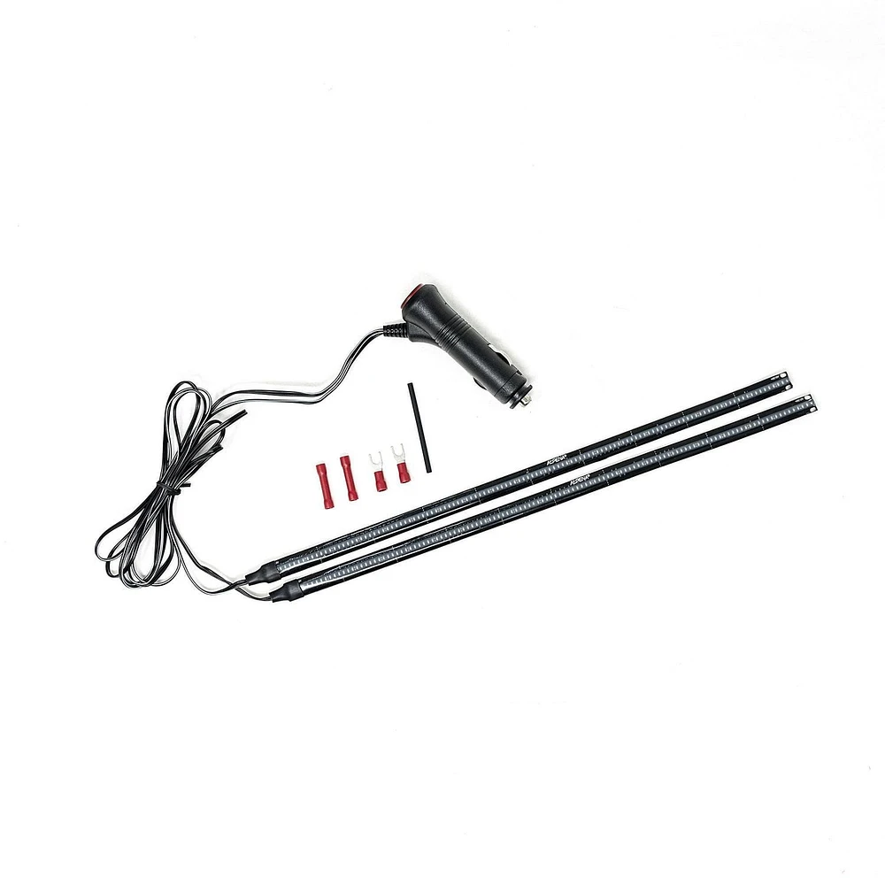 Ultra LED Light Interior & Exterior Strip Starter Kit, 2 x 12" Strips, 12V – Green