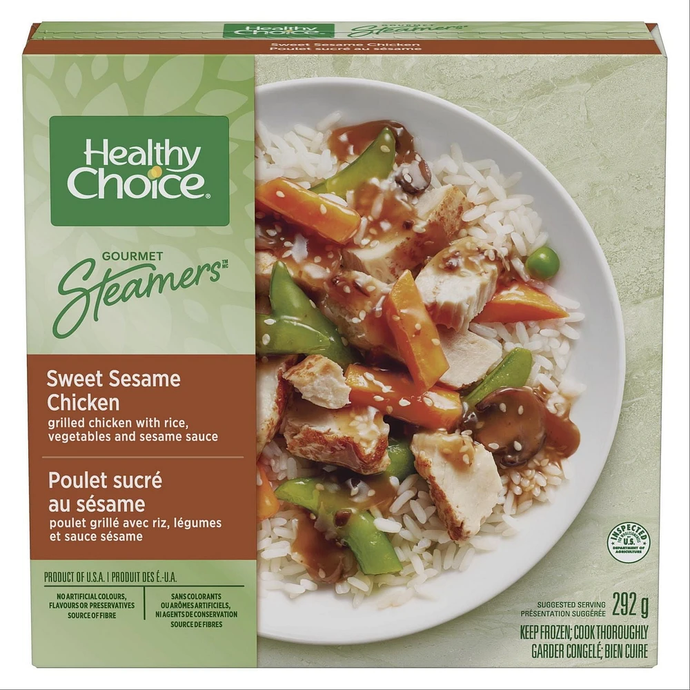 Dîner congelé poulet sucré au sésame sucré de Healthy ChoiceMD 292 g