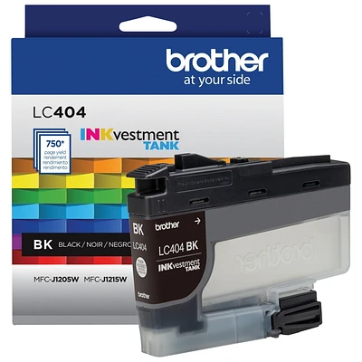 Brother Genuine LC404BKS INKvestment Tank Standard-Yield Black Ink Cartridge, Brother Genuine LC404BKS INKvestment Tank Standard-Yield Black Ink Cartridge