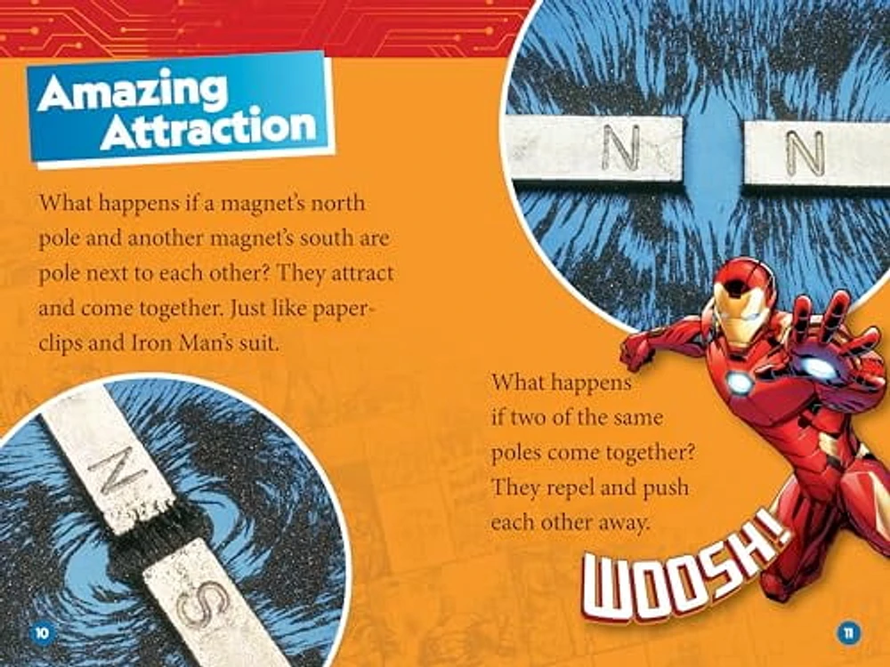 National Geographic Lecteurs l'Homme de Fer de Marvel Devient Magnétique (Niveau 2)
