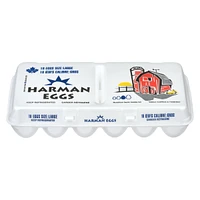 Harman Large White Eggs, 18 Pack