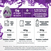 Aromatisant D'Eau Liquide Baies Et Grenade, Bouteille MIO BAIES DE GRENADE 48ML