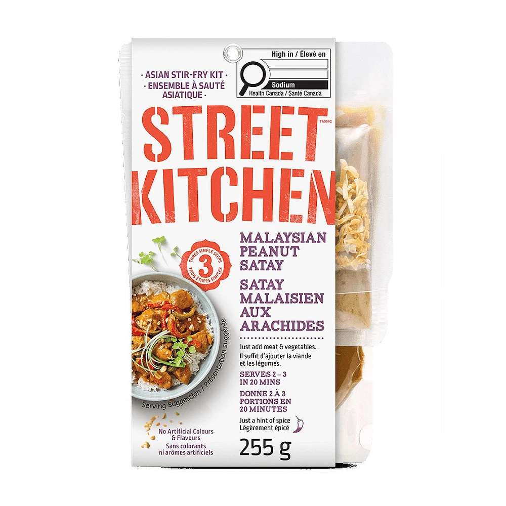 Kit de Satay aux Cacahuètes Malaisiennes  (255g) Une aventure culinaire authentique, facile et rapide, vous attend