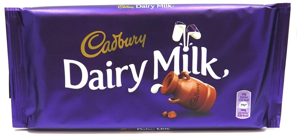 Cadbury's world famous pure Dairy Milk Chocolate made with the unique British recipe., 200 g