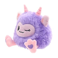 Way To Celebrate ​7 Inch Valentine Roly Poly Purple Monster