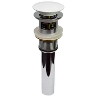 American Imaginations -in. W Above Counter Bathroom Vessel Sink Set For Deck Mount Drilling AI