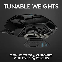Logitech Souris de Jeu Haute Performance G502 Hero (910-005469)