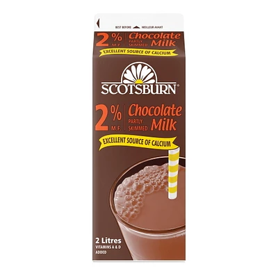 Scotsburn Lait partiellement écrémé au chocolat 2 % 2L