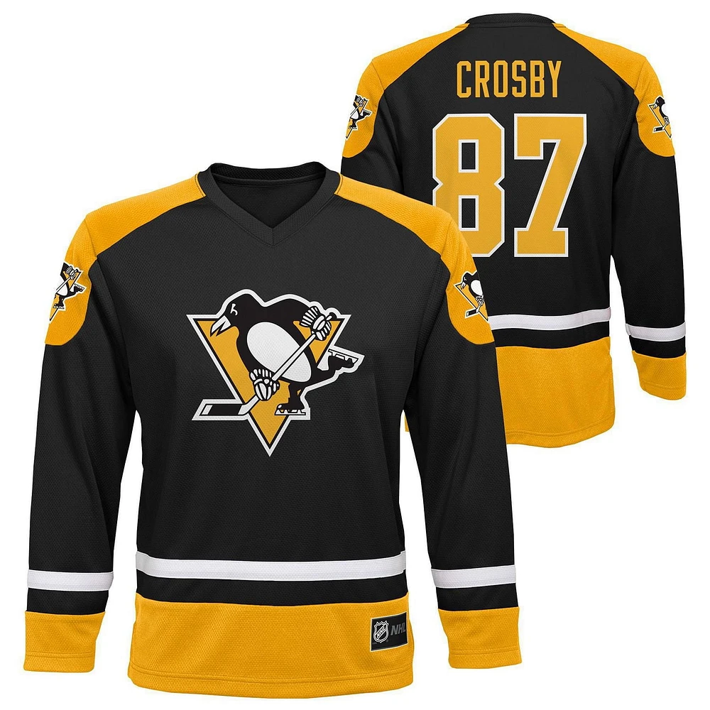 Jersey d'équipe jeunesse Penguins -Crosby de la LNH