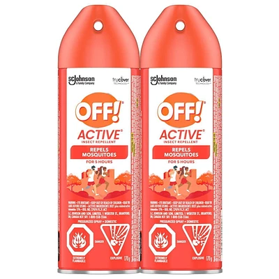 OFF! Active® Insect Repellent, Sweat Resistant, 170g